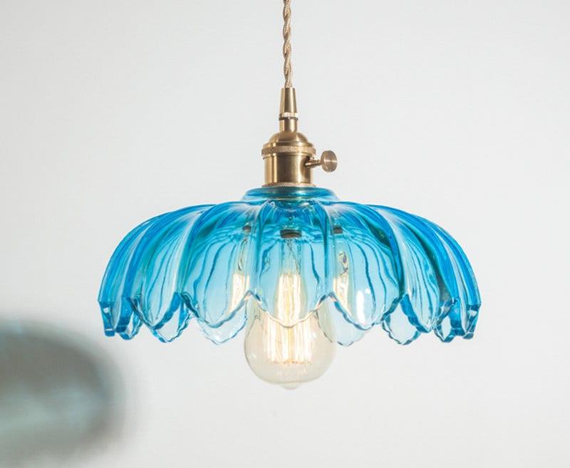 Aurelia Glass Bloom Pendant Light with Bulb Included | Lersk