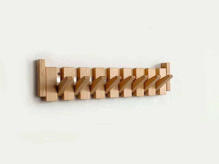 Talvero | Wooden Piano Coat Rack Wall Hook For Coats And Accessories | Lersk