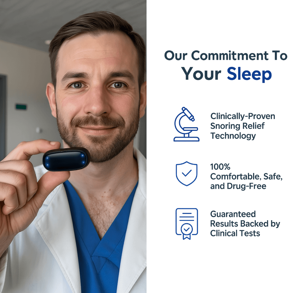 Smart EMS Anti-Snoring Device with Automatic Detection for Better Sleep | Lersk