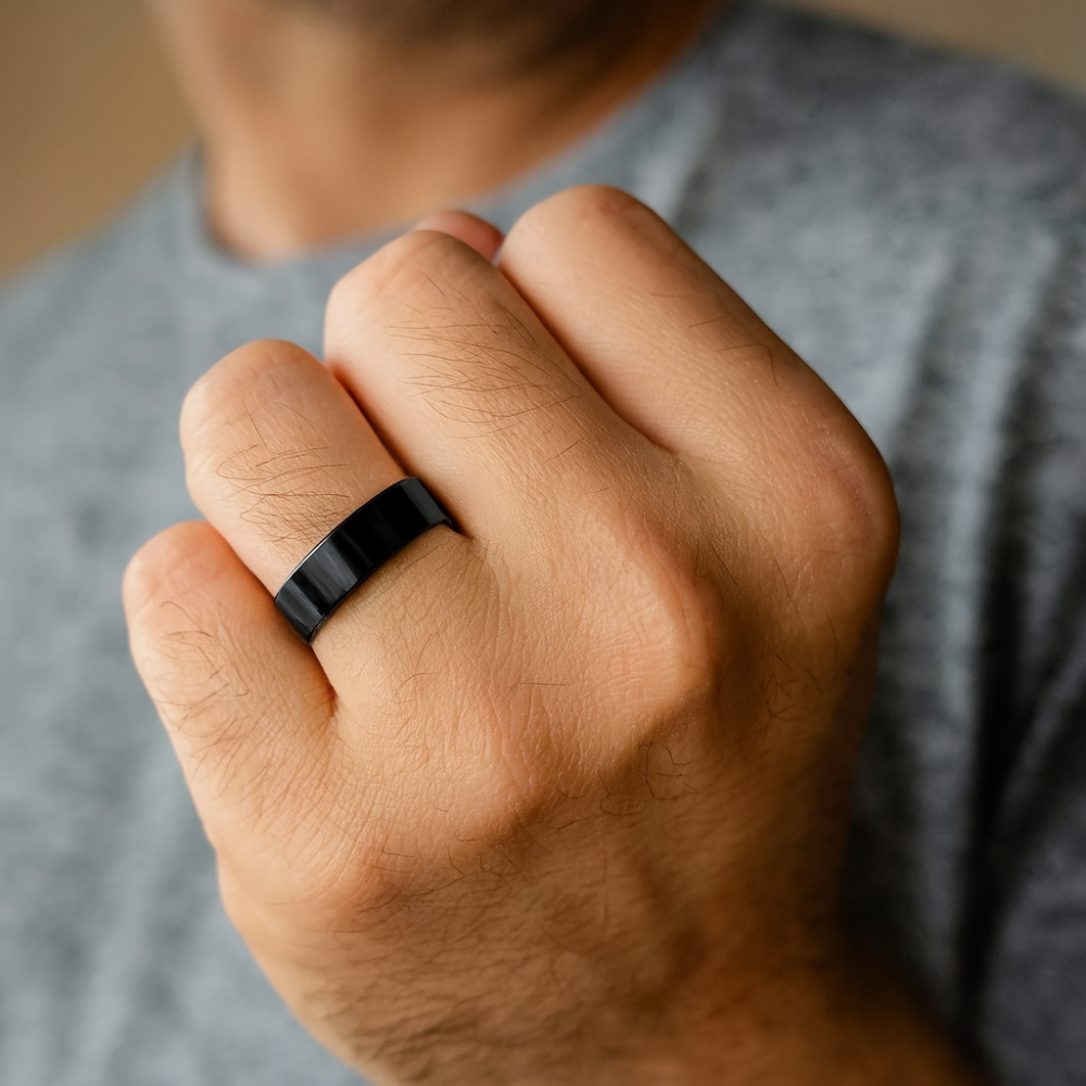 Magnetischer Therapie-Ring aus Edelstahl für den Alltag und minimalistisches Design | Lersk