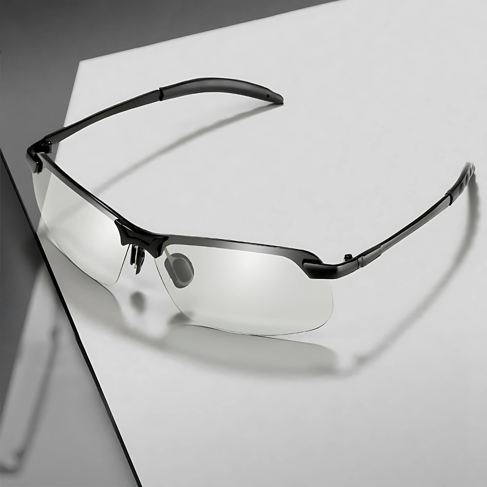 Polarized Photochromic Sports Sunglasses With Light-Adaptive Lenses For Outdoor Use | Lersk