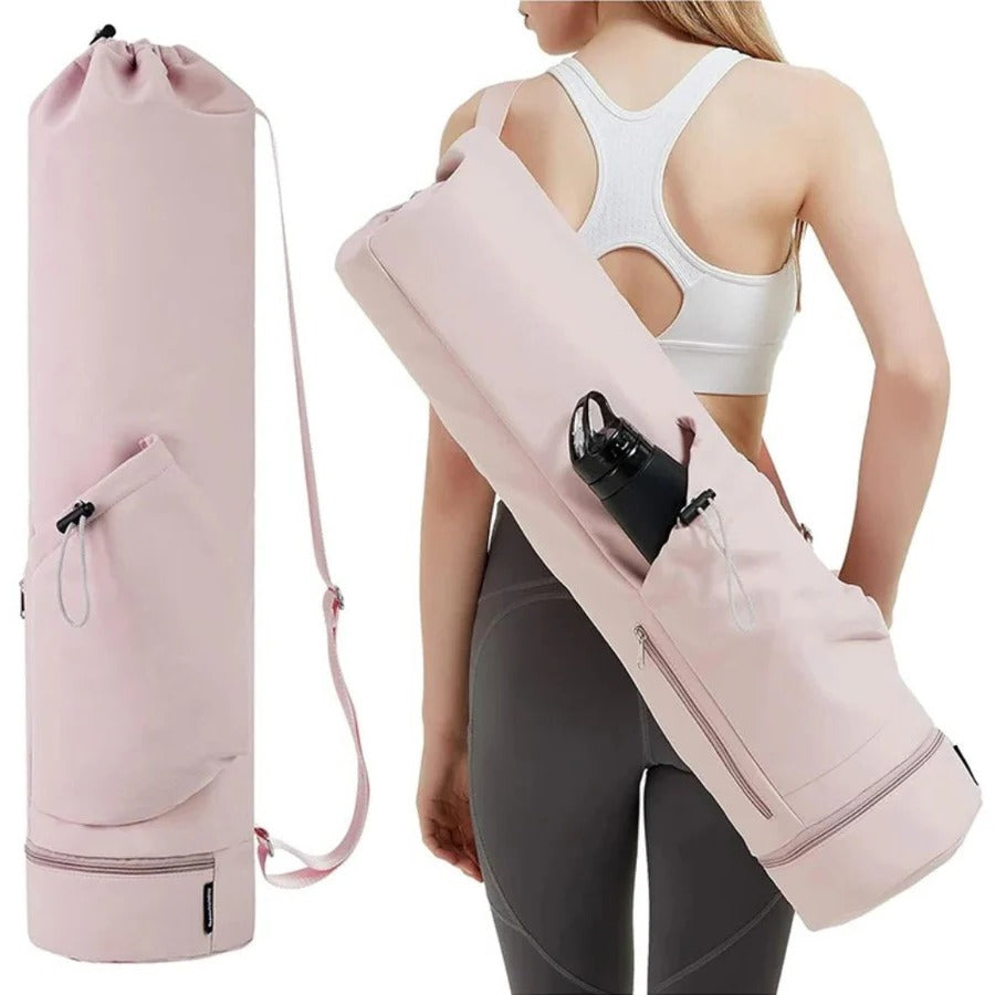 Mala Multiusos para Tapete de Yoga com Armazenamento para Itens Molhados para Uso e Transporte Fácil em Movimento | Lersk