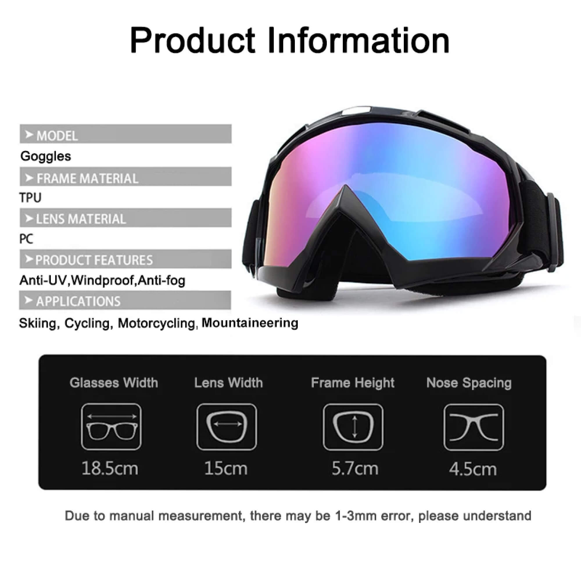 Masques de ski et snowboard SummitVue pour hommes et femmes | Lersk