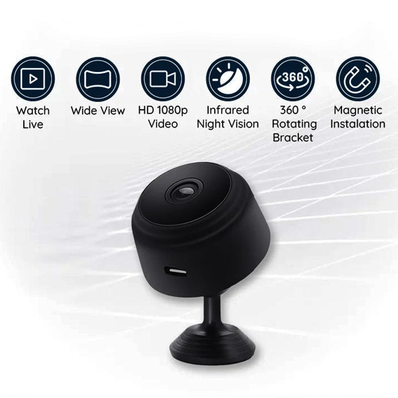 Intelligent HD Mini Security Camera – 24/7 Remote Monitoring & Night Vision | Lersk
