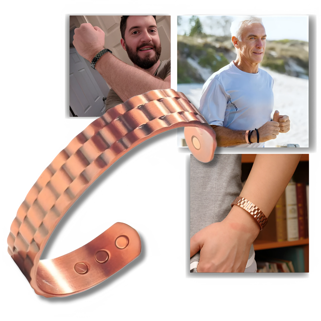 Magnetisches Herren-Armband zur täglichen Anwendung und als klassisches, dezentes Stil-Accessoire | Lersk