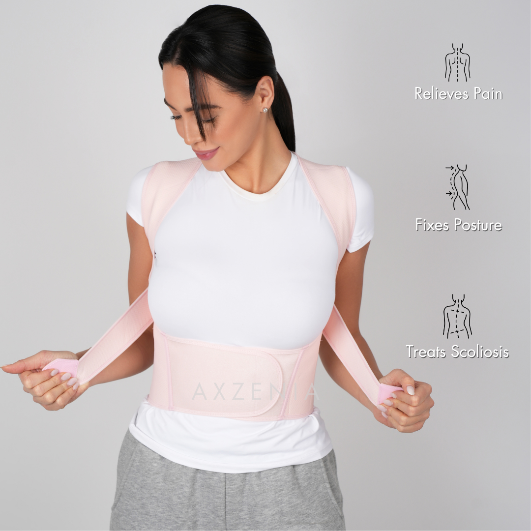 PostureEase Back and Neck Support Brace for Pain Relief | Lersk