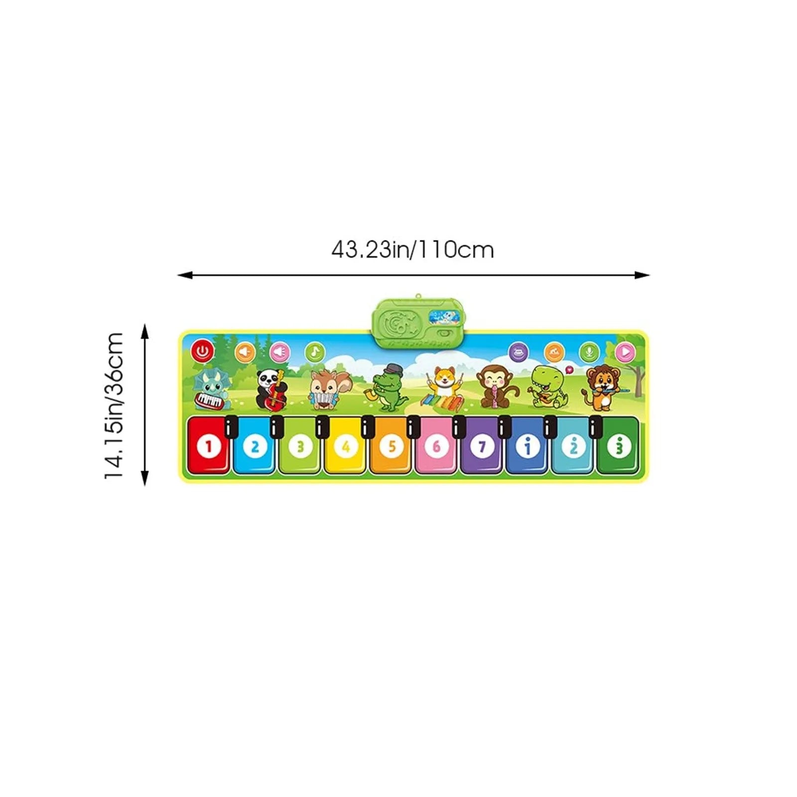 NovaPulse Floor Piano Mat For Kids Colorful Musical Toy For Creative Play | Lersk