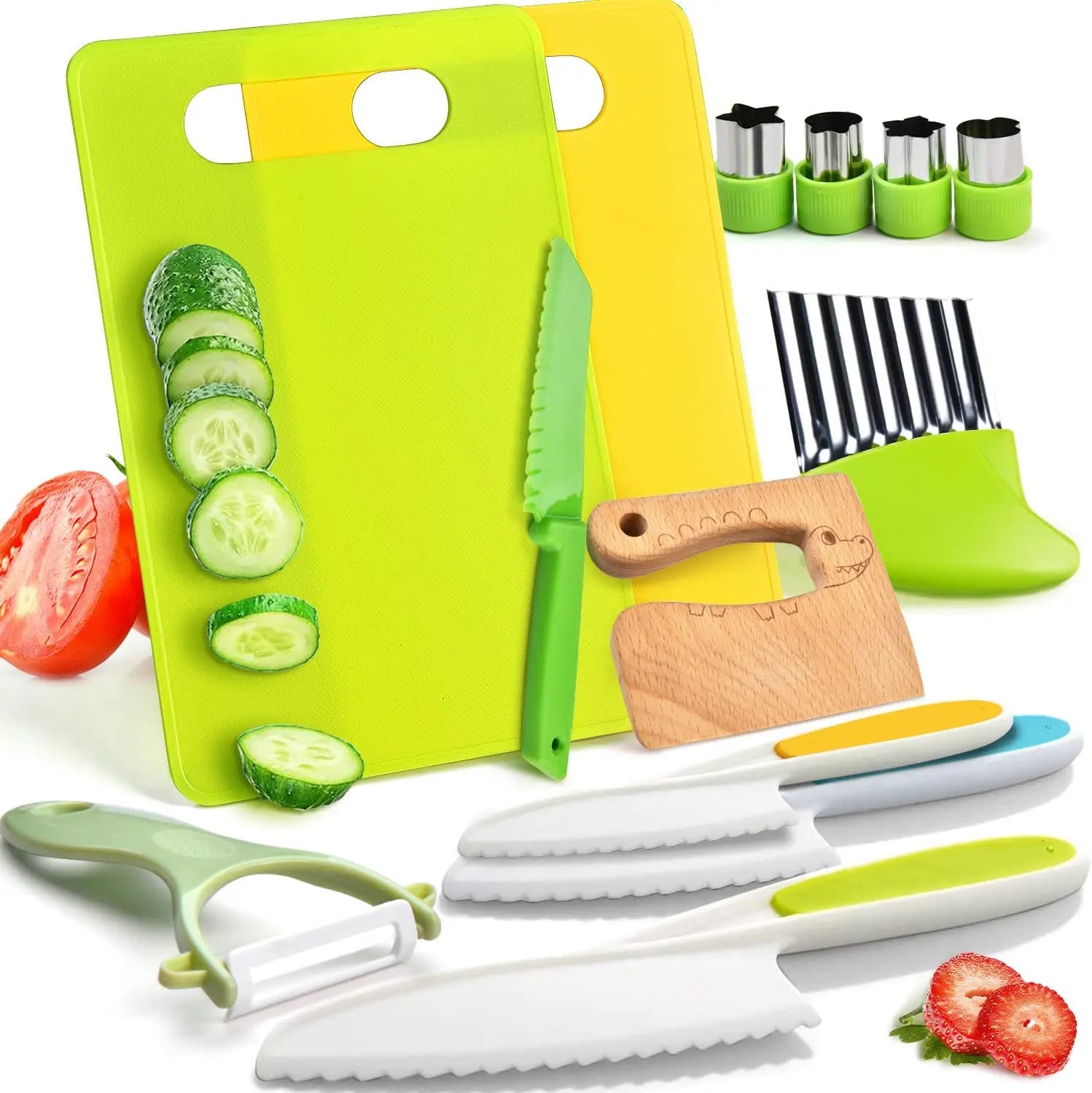CulinaBear Junior Küchen-Set für sicheres, kinderfreundliches Kochen und Familienspaß | Lersk