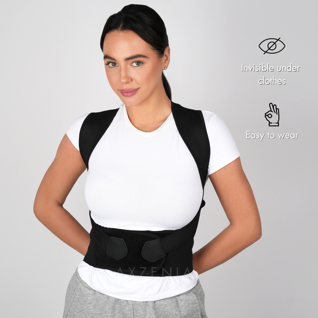PostureEase Back and Neck Support Brace for Pain Relief | Lersk