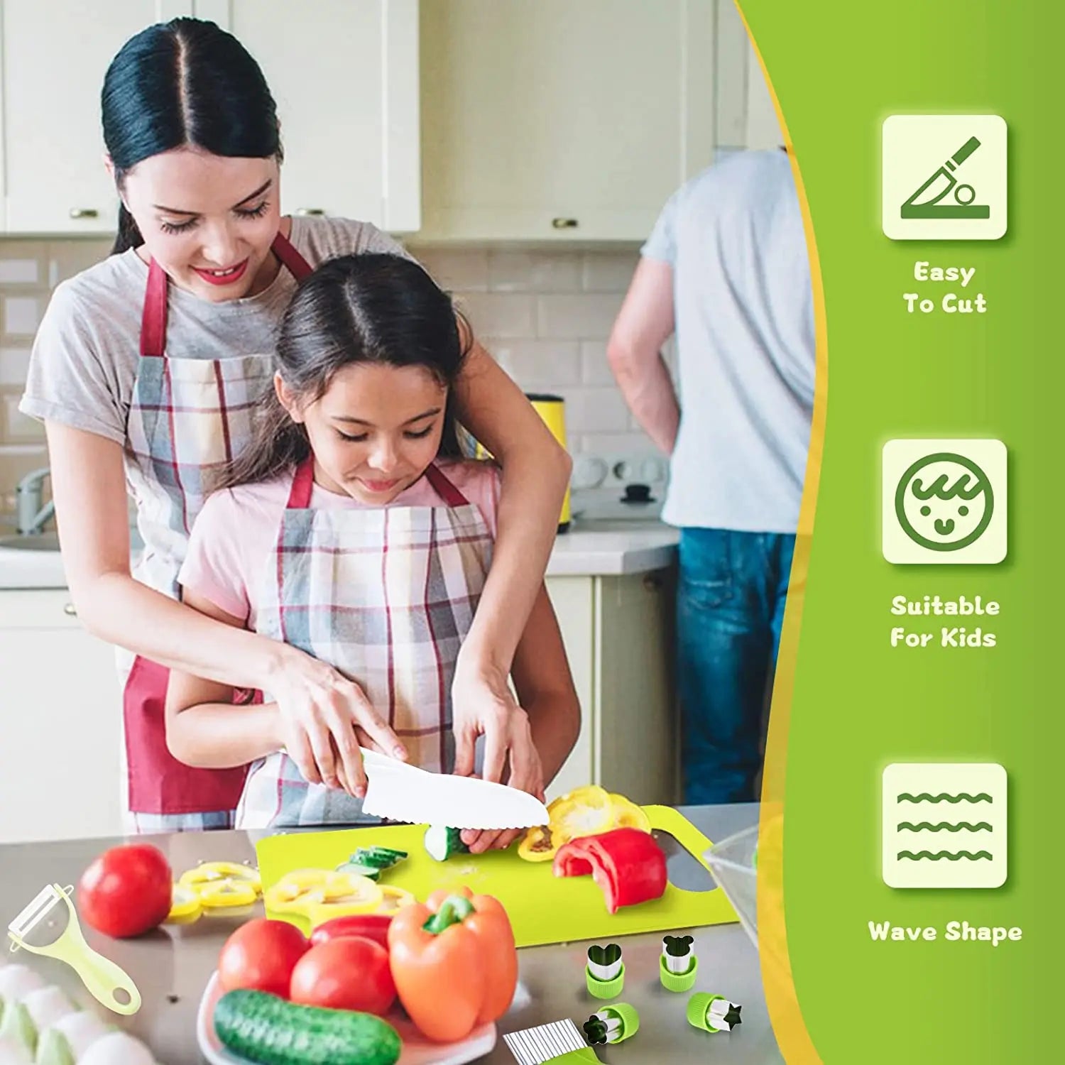 CulinaBear Junior Küchen-Set für sicheres, kinderfreundliches Kochen und Familienspaß | Lersk