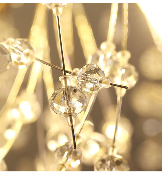 Asterra Modern Crystal Dandelion Pendant Ceiling Light | Lersk