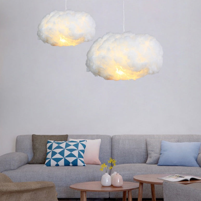 LumaCloud Diffused Cotton Ceiling Pendant Light Glow | Lersk