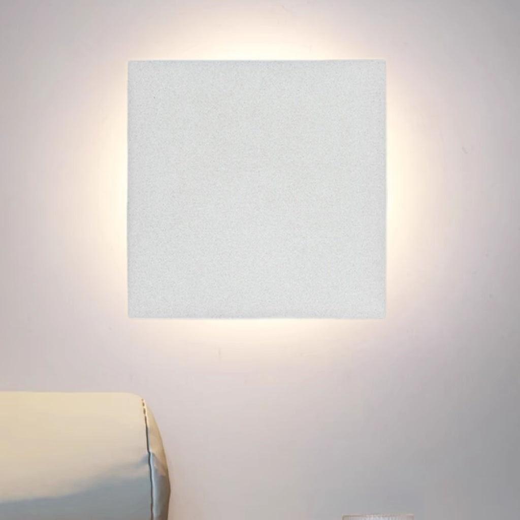 AeroLume Minimalist Outdoor Wall Light Round LED Black White | Lersk