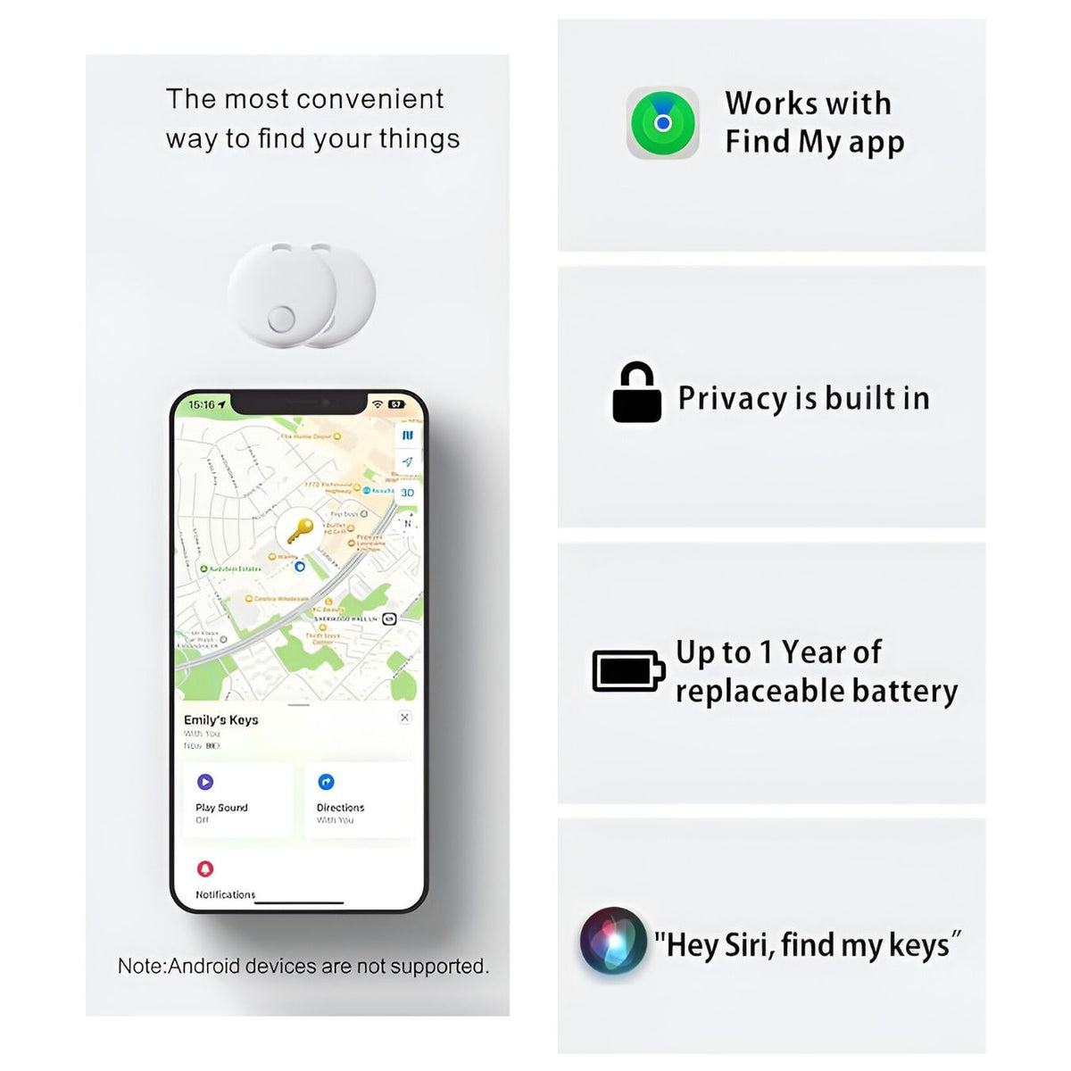 NomadTrack Compact Bluetooth Luggage Tracker For Travel