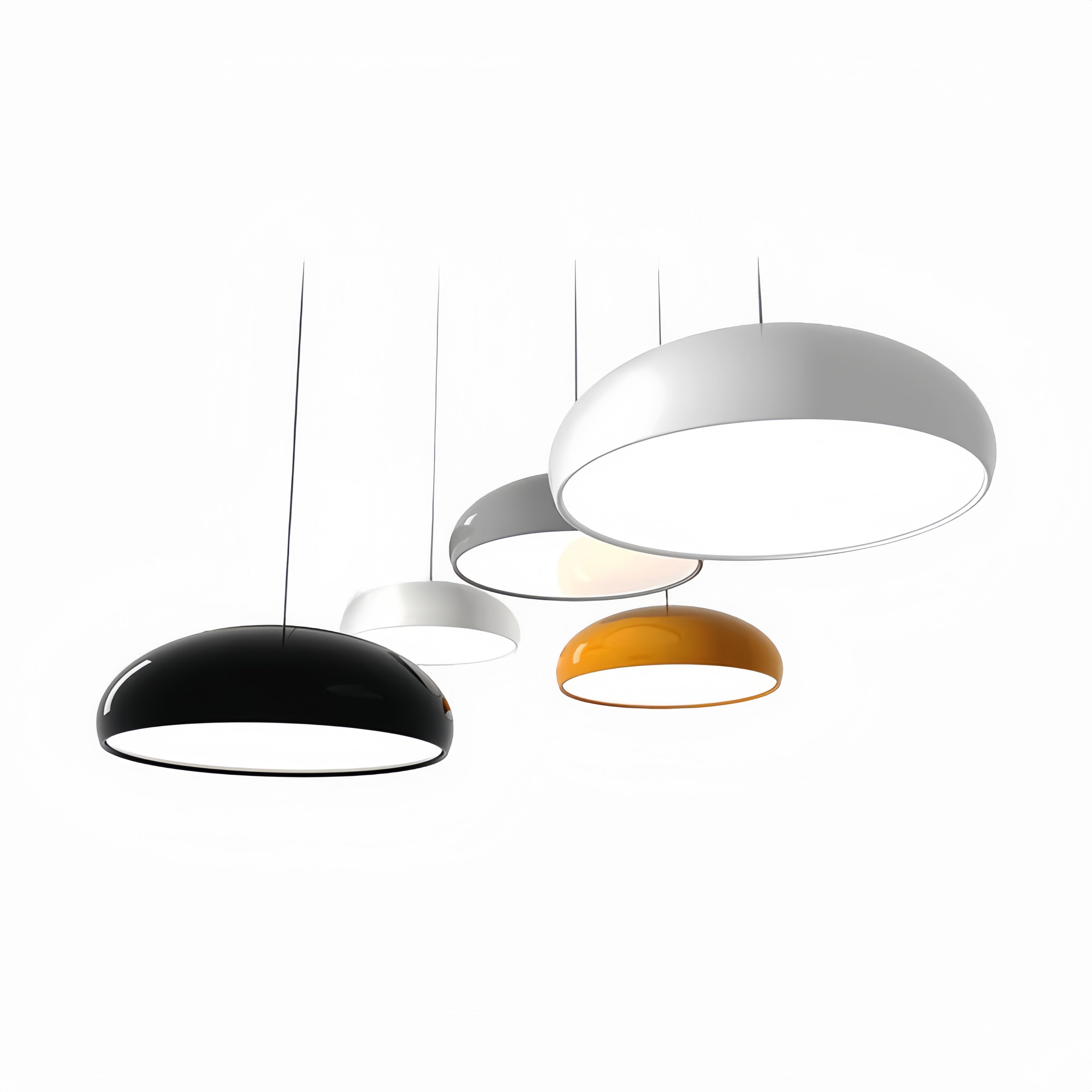 NovaOrb Round Pendant Light | Sleek Modern Ceiling Lamp | Lersk