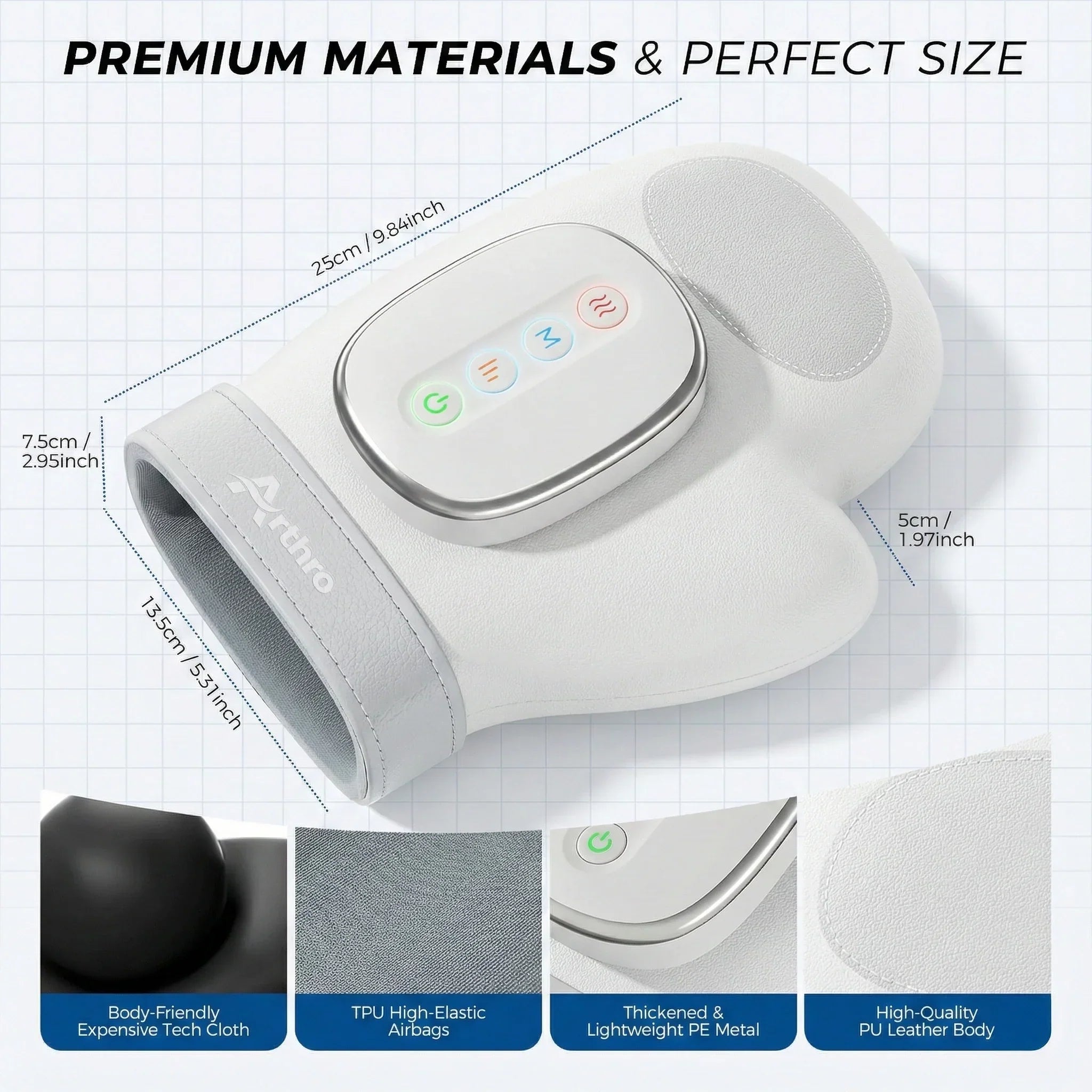 ArthroFlex Pro 3-in-1 Heated Hand Massager – Compression & Wrist Comfort System | Lersk