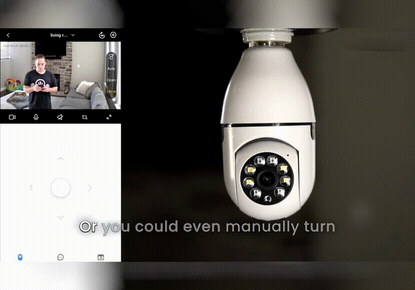 LumaGuard Outdoor WiFi Bulb Camera With Motion Detection | Lersk