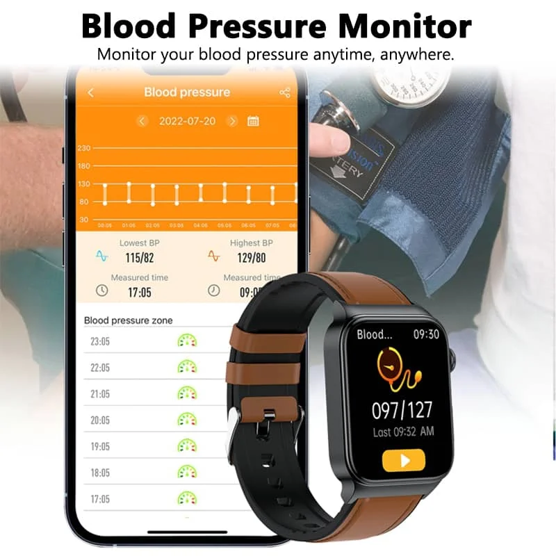NovaPulse All-in-One-Uhr mit EKG- und Glukoseüberwachung | Lersk