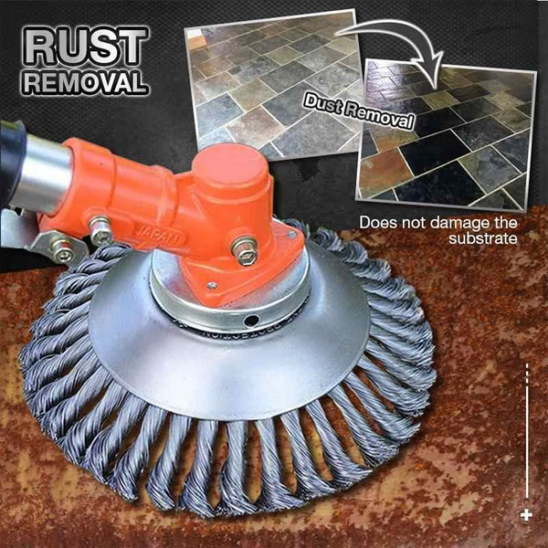 Terra Braided Carbon Steel Weed Brush Trimmer Durable Head | Lersk