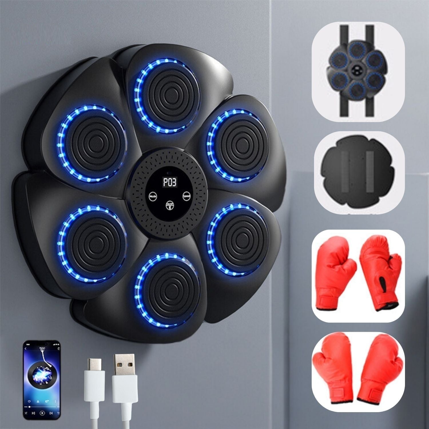 PunchTech Interactive Smart Boxing Machine Advanced Boxing Training System For Home Fitness | Lersk