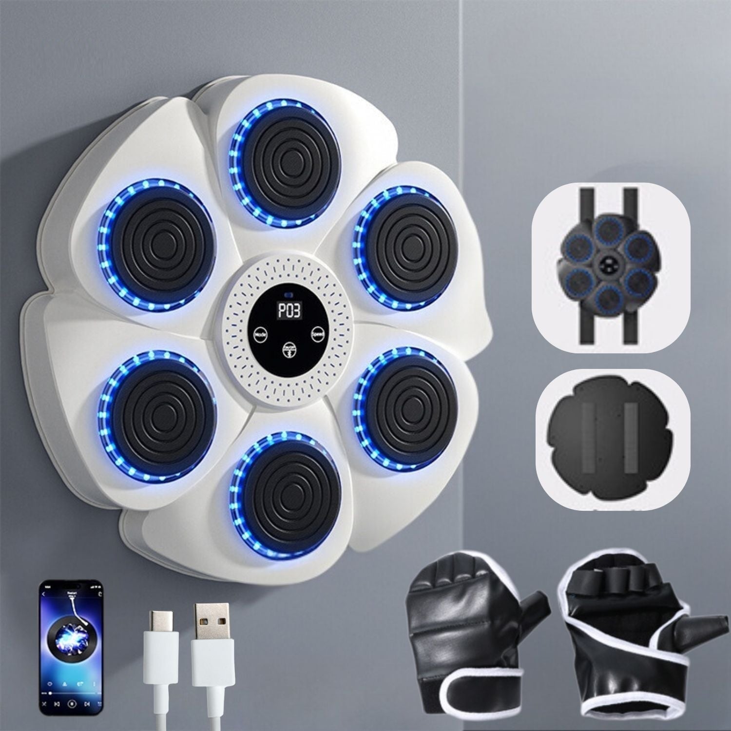 PunchTech Interactive Smart Boxing Machine Advanced Boxing Training System For Home Fitness | Lersk