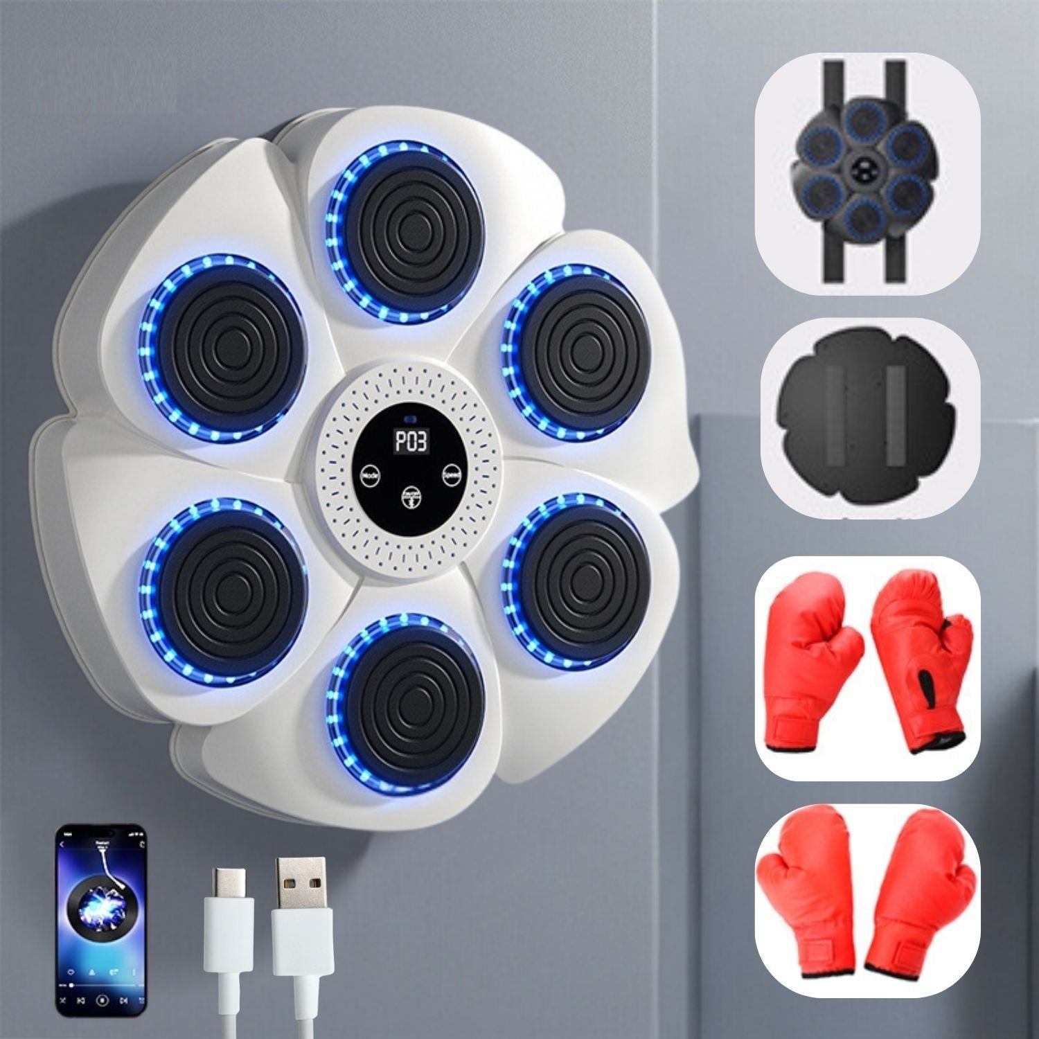 PunchTech Interactive Smart Boxing Machine Advanced Boxing Training System For Home Fitness | Lersk