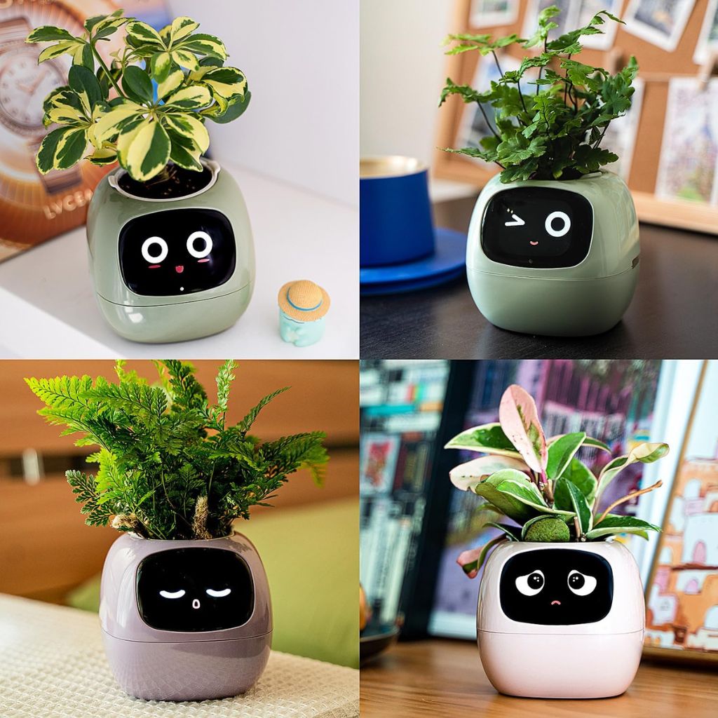Vaso Intelligente LeafNova con 70 Animazioni e Connessione Alexa | Lersk