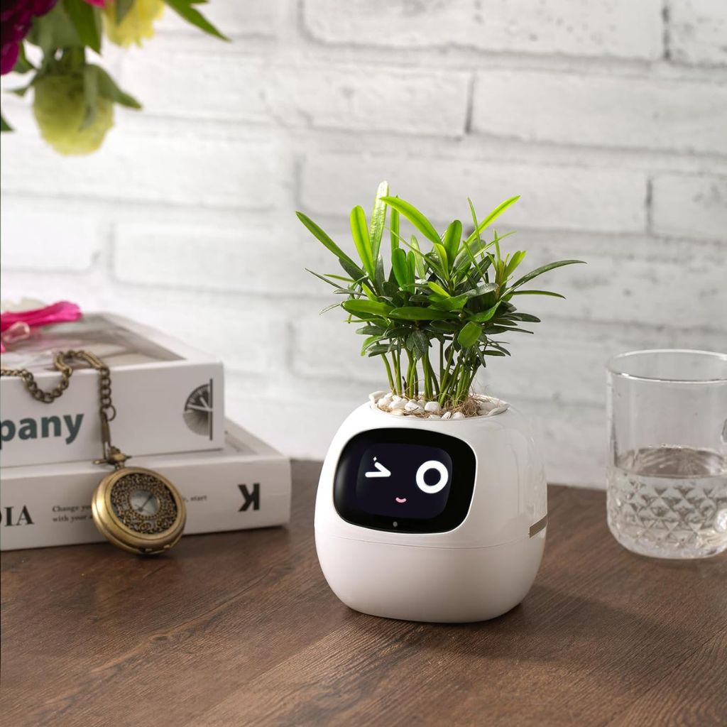 Vaso Intelligente LeafNova con 70 Animazioni e Connessione Alexa | Lersk