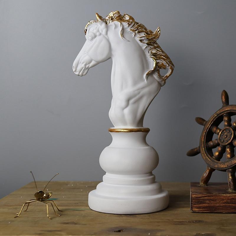 Kansai Chess Piece Decor Elegant Resin Centerpiece For Home | Lersk