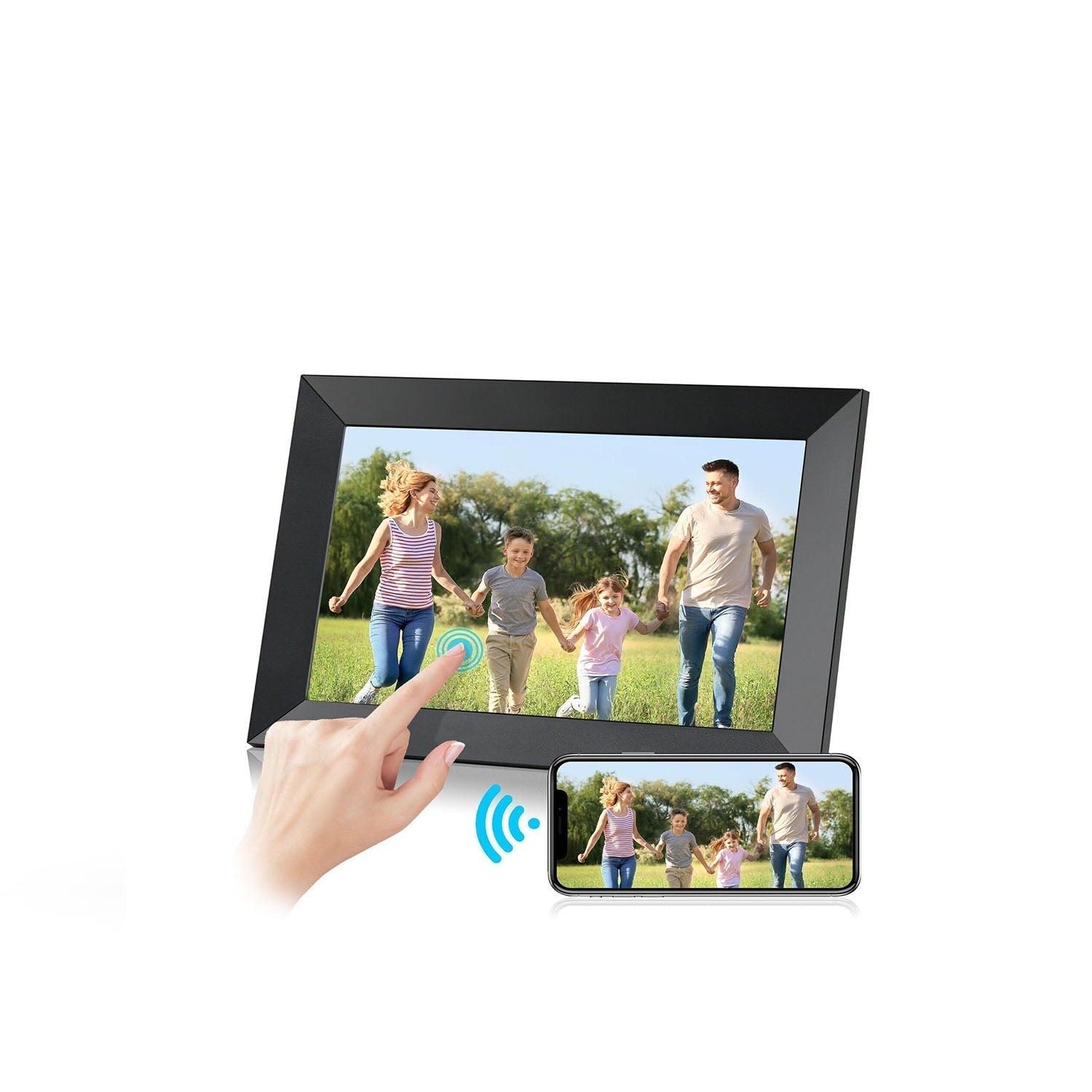 10.1-Inch WiFi Photo Frame 1080P Touch Screen For Families | Lersk