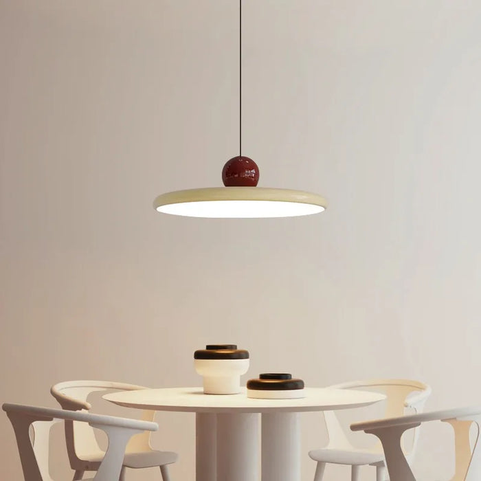 Lunara glaspendel i creme, skandinavisk LED-armatur | Lersk