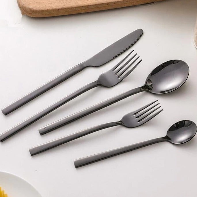 Ensemble de couverts AstraLuxe 30 pièces Moderne et durable pour six personnes | Lersk