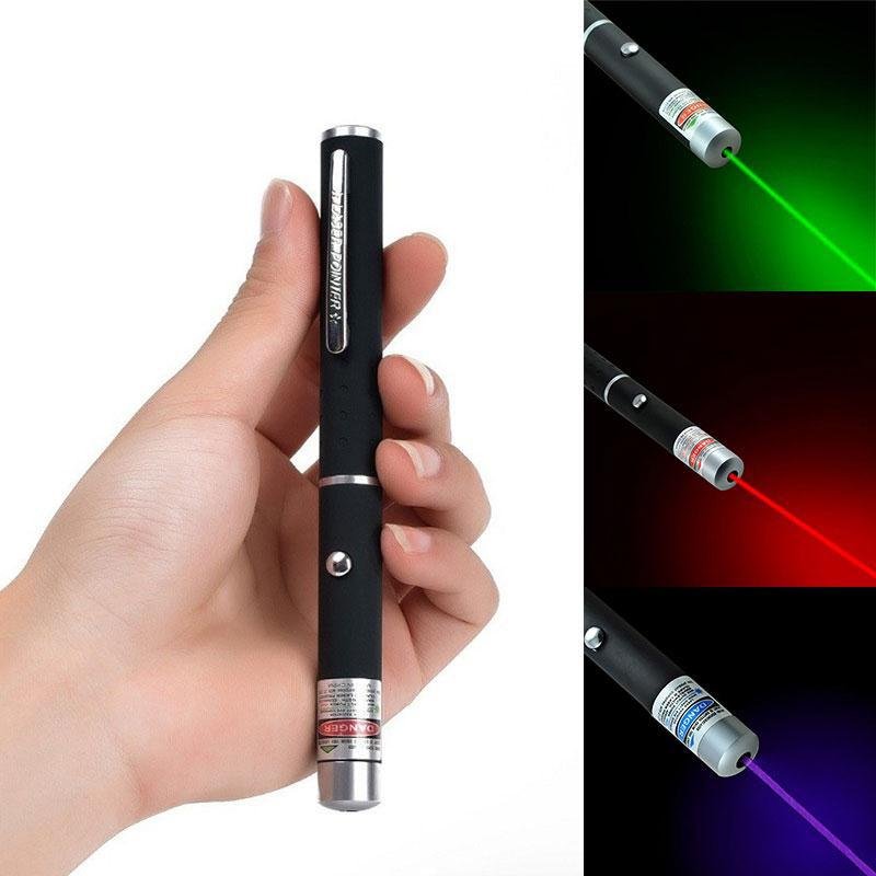 Laservisier 5MW laserové ukazovátko pro venkovní použití, profesionální, červené, zelené, modré režimy | Lersk