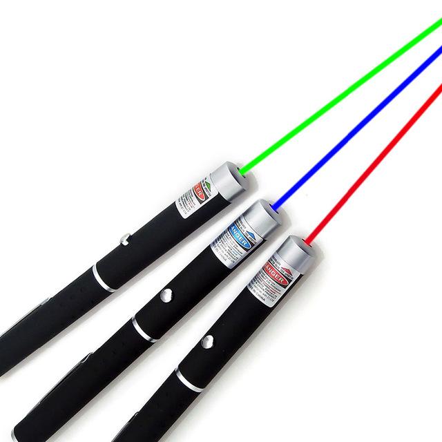 Laservisier 5MW laserové ukazovátko pro venkovní použití, profesionální, červené, zelené, modré režimy | Lersk