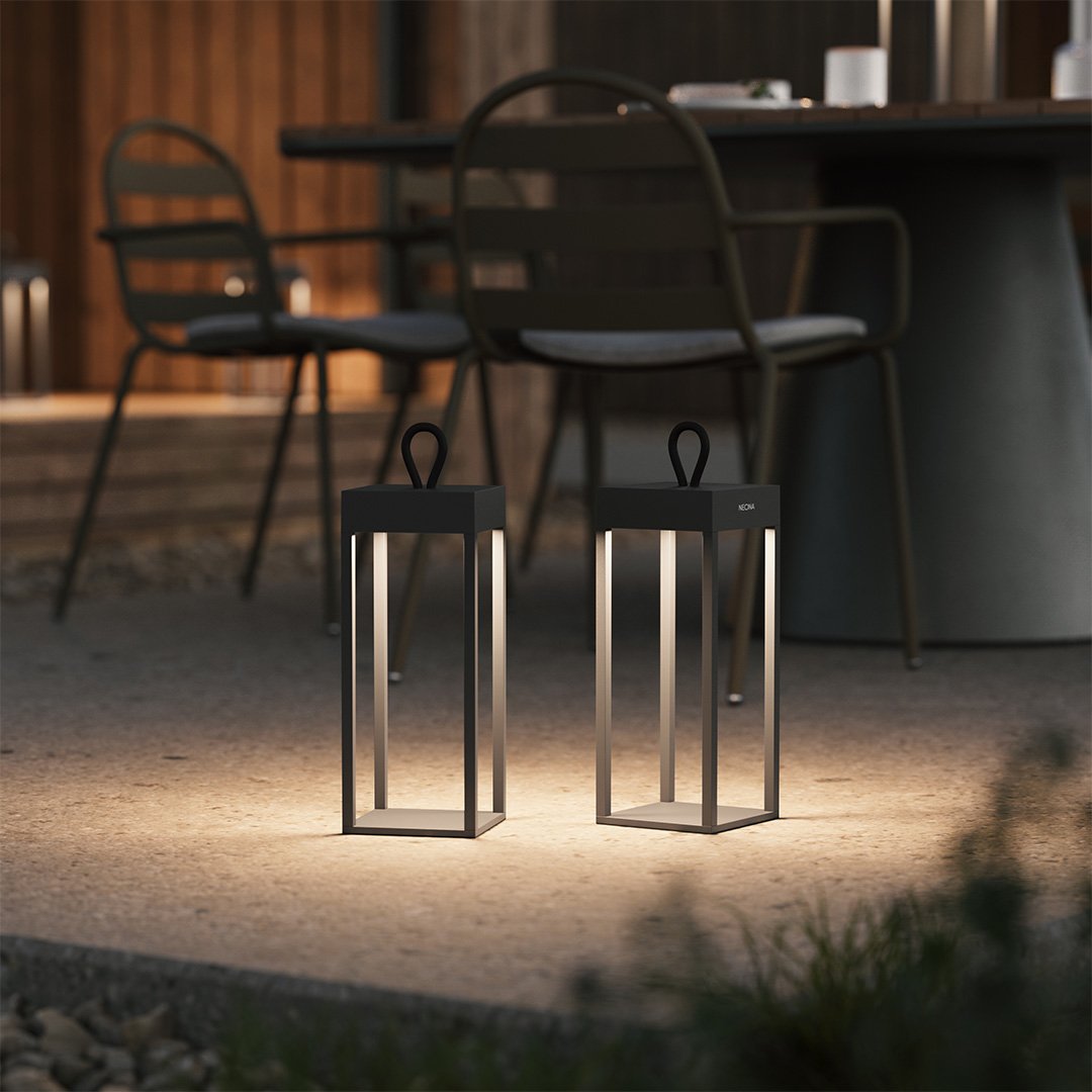 LumaPulse bærbar LED-lampe med dæmpbar touchkontrol | Lersk