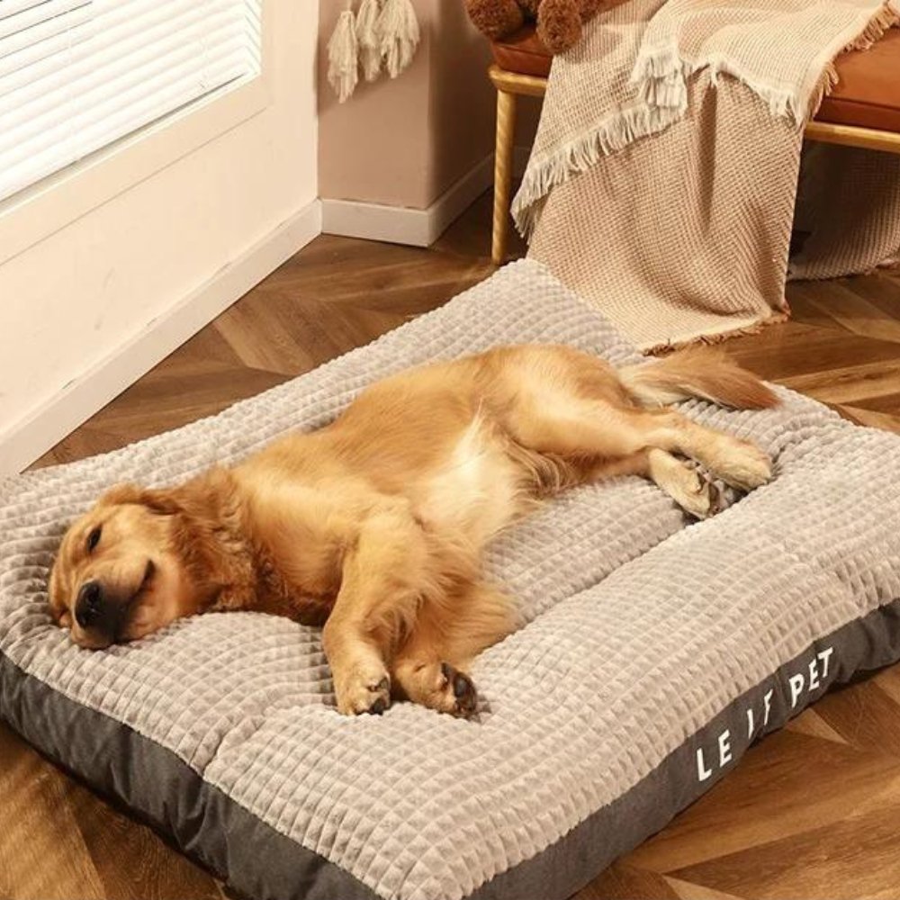 LelePet フリース犬用ベッド 全サイズの犬と猫向け 柔らかいフリースの快適さと居心地の良い寝床 | Lersk