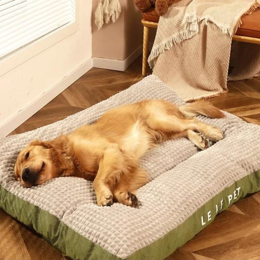 LelePet フリース犬用ベッド 全サイズの犬と猫向け 柔らかいフリースの快適さと居心地の良い寝床 | Lersk