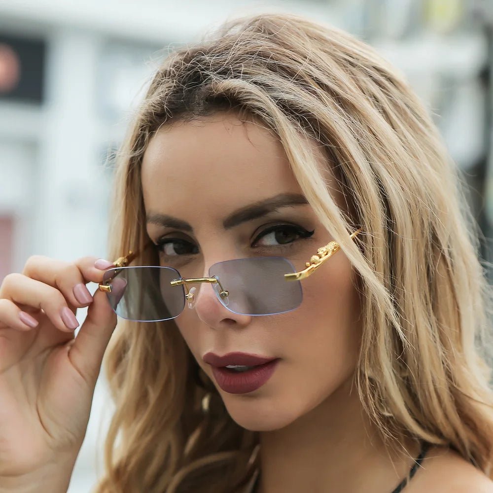 LEOPARDVIEW Stylish Rimless Sunglasses With UV400 Protection From Leopardview Collection | Lersk