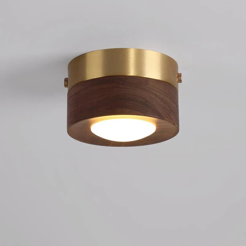 LignaShine Wooden Flush Mount Ceiling Light Elegant Home Fixture For Living Spaces | Lersk