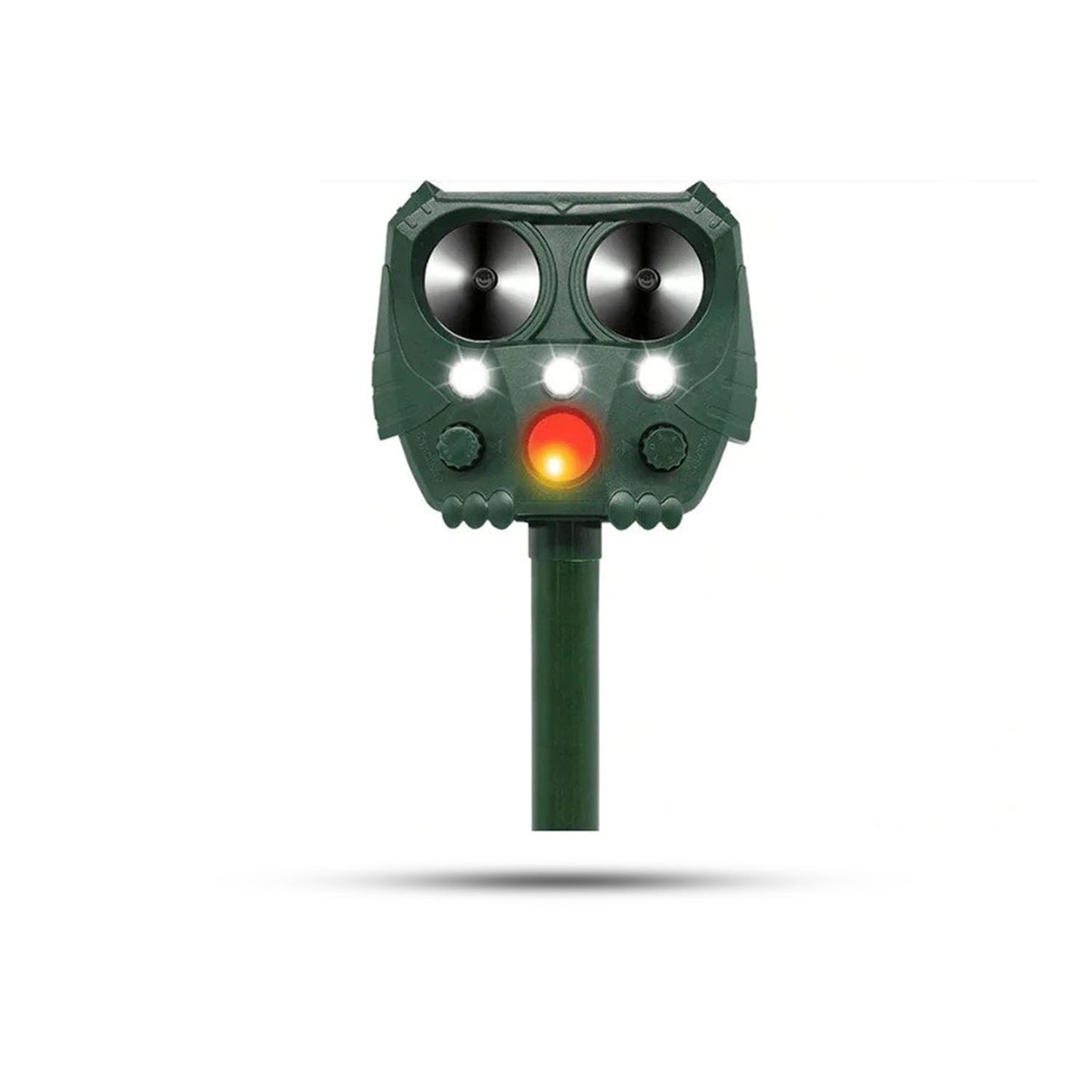 Solar Ultrasonic Outdoor Animal Deterrent With Lights | Lersk