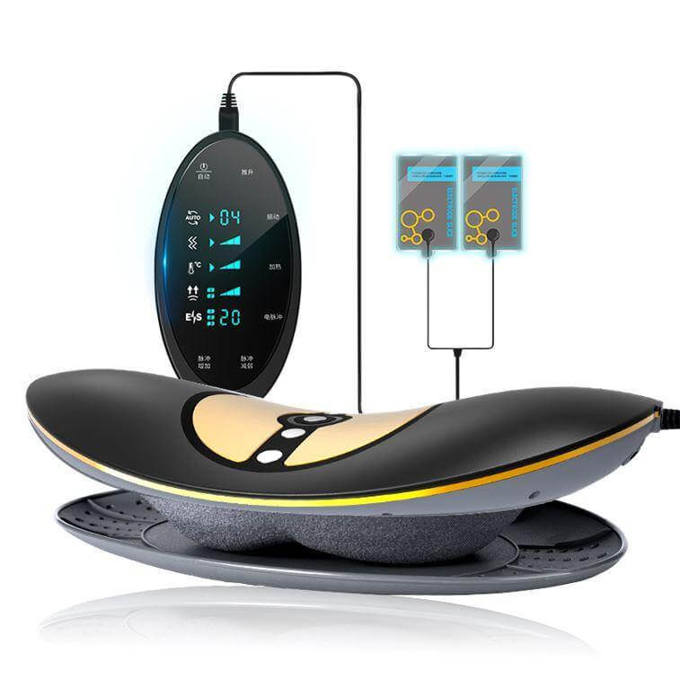 Smart Lower Back Traction Device with Heat, EMS, Vibration & Red Light Therapy | Lersk