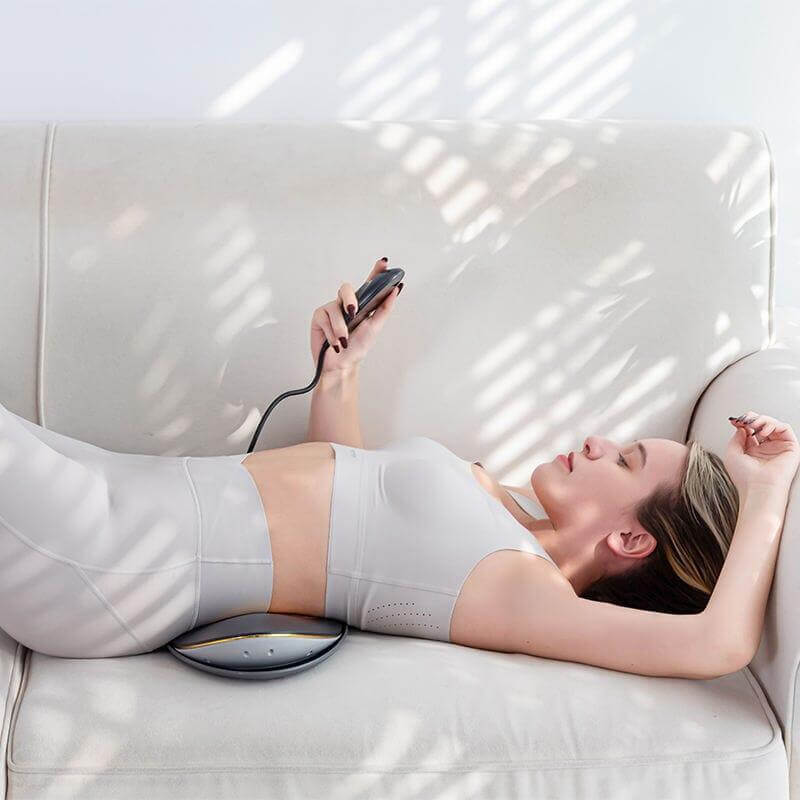 Smart Lower Back Traction Device with Heat, EMS, Vibration & Red Light Therapy | Lersk