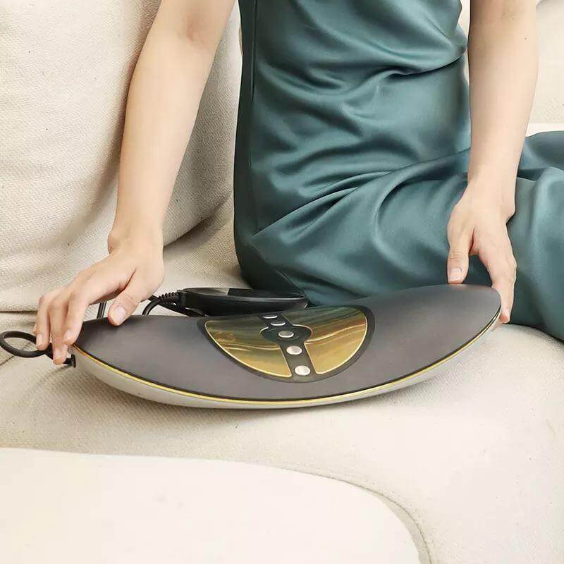 Smart Lower Back Traction Device with Heat, EMS, Vibration & Red Light Therapy | Lersk