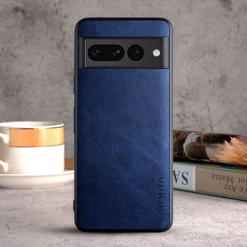 Google Pixel 8, 7, and 6 Leather Cases with Luxurious Finish and Shockproof TPU Protection | Lersk