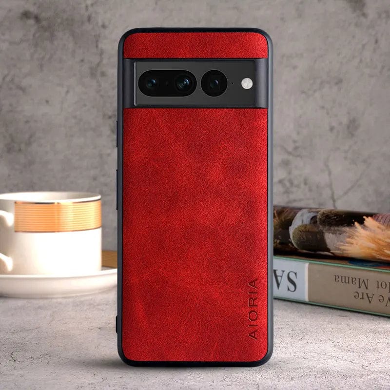 Google Pixel 8, 7, and 6 Leather Cases with Luxurious Finish and Shockproof TPU Protection | Lersk