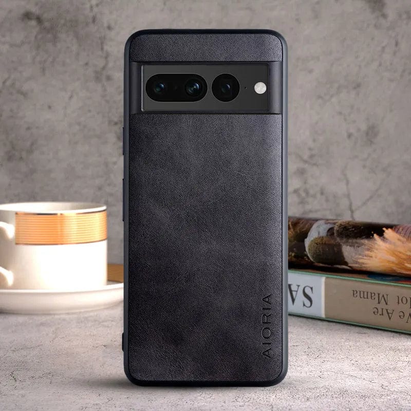 Google Pixel 8, 7, and 6 Leather Cases with Luxurious Finish and Shockproof TPU Protection | Lersk