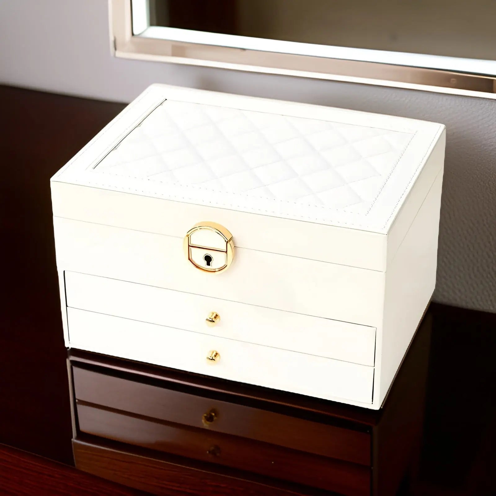 EleganceBox Luxus Mehrschicht Schmuckkästchen von EleganceBox Schmuckaufbewahrungslösungen | Lersk