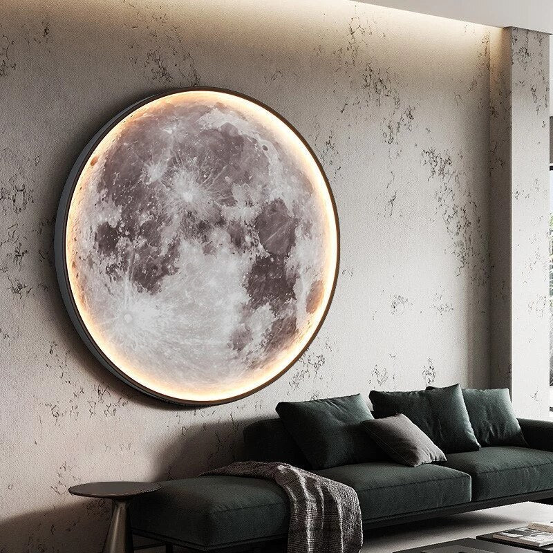 Noctara Moon Atmosphere Lambası Ayarlanabilir Ortam Işığı Yatak Odası ve Oturma Odası için | Lersk