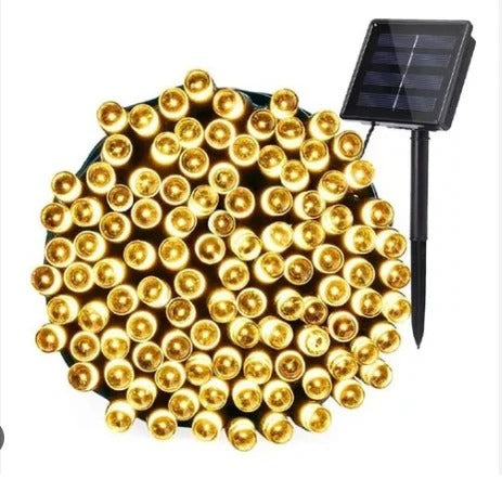 Solara 300 LED solární světýlka teplá bílá zahradní dekorace | Lersk