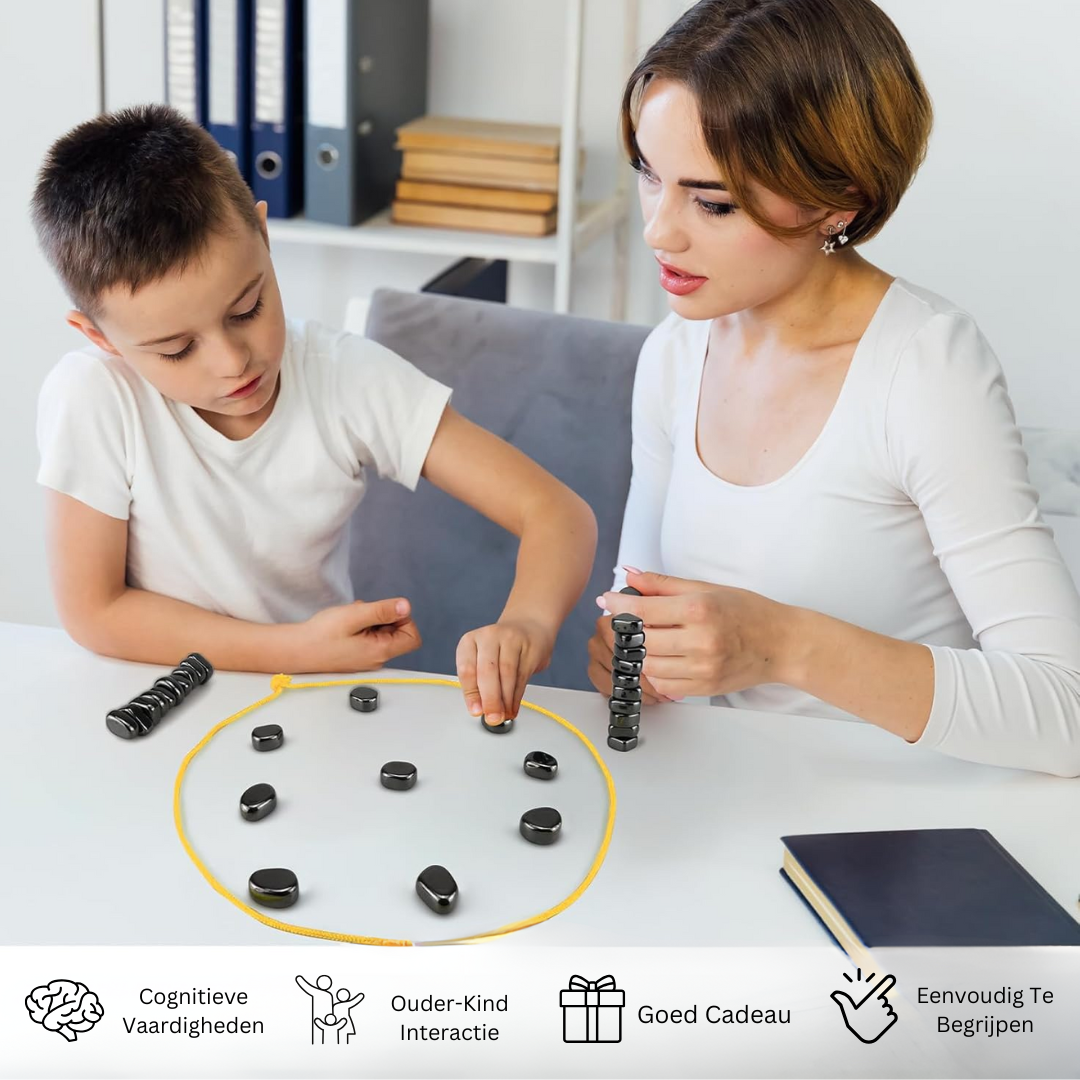 CheckMate magnetická cestovní šachová sada pro chytrou zábavu na cestách, edice Premium | Lersk